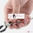 Steel Nipple Clamps with Chain BDSM Sex Toys For Couple