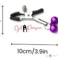 Double Bells Nipple Clamps For Couple BDSM Sex Toys