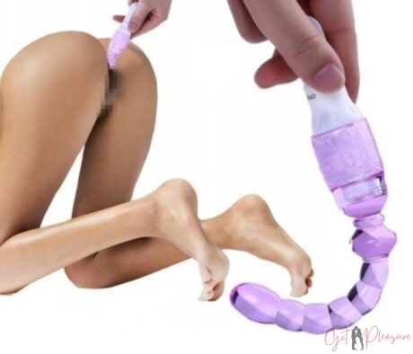 Soft Jelly Beaded Anal Vibrators For Couple