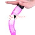 Jelly Penis Dildo Vibrator Penetrator For Pussy and Ass-Pink