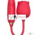 ROSE Sucking Massager Clit Vibrator Red