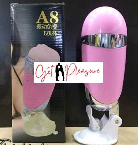 A8 Wall Mount Hand Free Masturbator With Vibrator