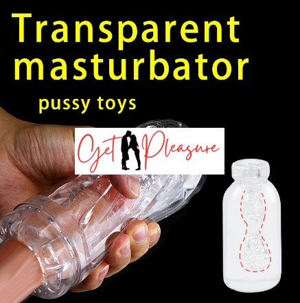 ICY Pocket Pussy Transparent Masturbator For Men