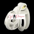 Nub White Male Chastity Device For Men