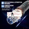 Getpleasure Automatic Thrusting Telescopic Rotation Male Masturbator Cup Vibration