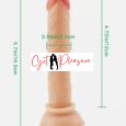 Beginner 5.7 Inches Slim Realistic Penis Strapon Dildos