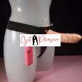 6 Inches Strapon Hollow Dildo Flesh Colour