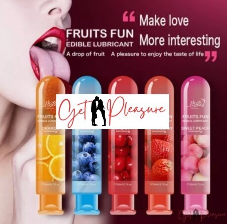 Natural Fruits Flavor Water Based Lubricant Blueberry