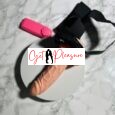 6 Inches Strapon Hollow Dildo Flesh Colour