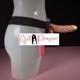 6 Inches Strapon Hollow Dildo Flesh Colour