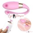 Pink Dibe Couples Vibrator With Remote Control