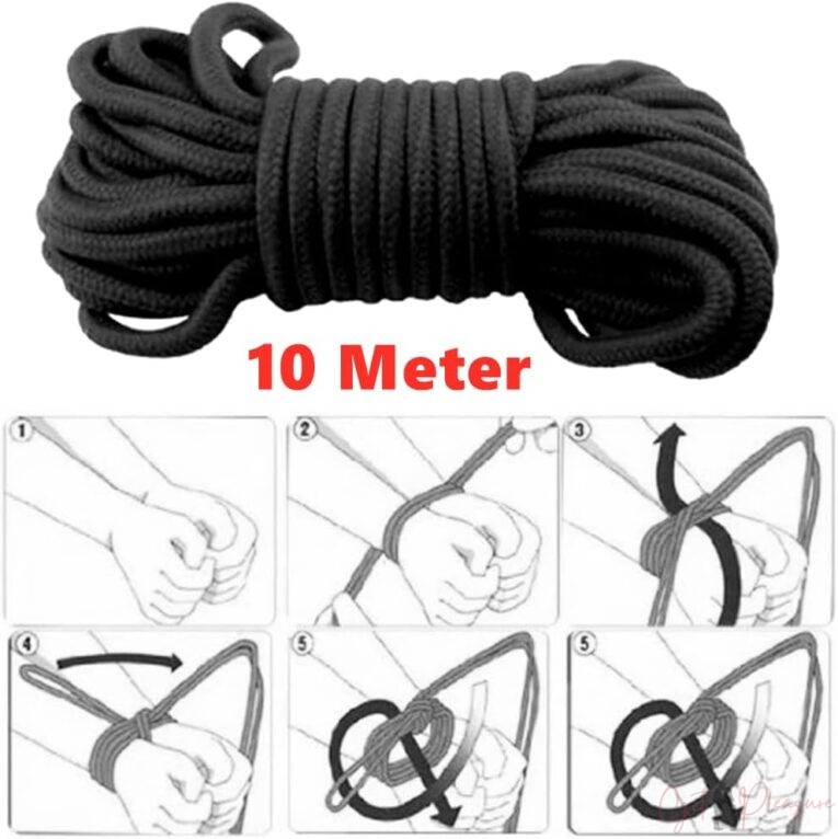 Black Cotton Rope India BDSM