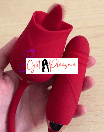 2 in 1 Royal Rose Toy Sucker Vaginal Stimulator Vibrator Getpleasure