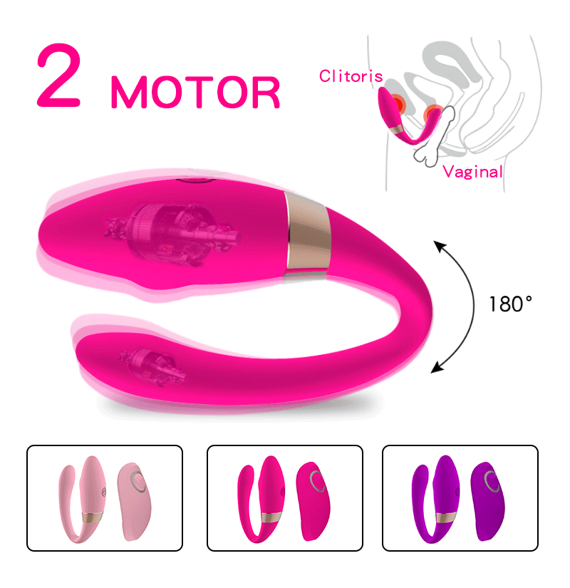 Dual Motor G Spot Vibrating Sex toys For Couple