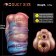 Animal Private Part Double Hole Penis Masturbation Stroker for Men