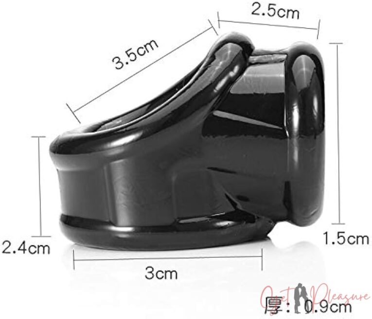 Cheap Price Black Cock Ring Double Hole