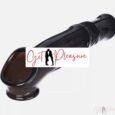 Black Bigger Penis Extender Girth Enhancer Horse Realistic Sleeve For Men