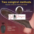 Black Penis Sleeve Remote Control Vibration For Men