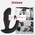 1st Quality Black Inflatable anal plug Dual Layer Silicone