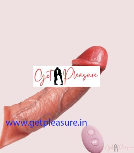 1st Quality Liquid Silicone Vibrating Remote Control Penis Extender Sleeve For Men