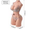 42.32LB Life Size Half Body Your Dream Lover Silicone Sex doll