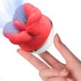 Red Big Mouth Sucking Licking Clitoris Vibrator For Women