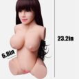 Full Size Silicone Sex Love doll With Head For Men 4 way sex (Anal,vagina,mouth,Breast)