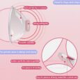 Multispeed Electric Breast Nipple Massager Vagina Vibrating Bra Chest Cup Enlargement Enhancer For Women