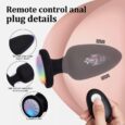 10 Frequency Black Anal Vibrator Prostate Massager Plug Anal Butt Plug