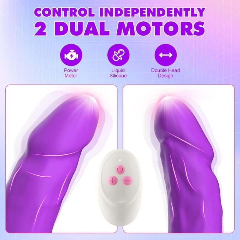 16 Inches Double head penis dildo With Vibrator Lesbian Sex Toys