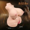 3 In 1 Large Droplet Breasts Torso sex doll Masturbator for men