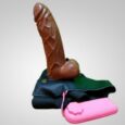 6 Inches Brown Strapon Hollow Penis Harness Kit For Men
