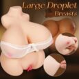3 In 1 Large Droplet Breasts Torso sex doll Masturbator for men
