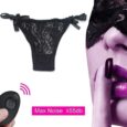 panty black vibrator with wireless Remote Control Sex Toys For Women