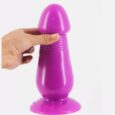 7.9 Inches Huge Mushroom Shape Anal Buttplug Dildo Purple
