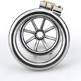 Super Small Short Cage Ring Lock Stainless Steel Male Chastity Device