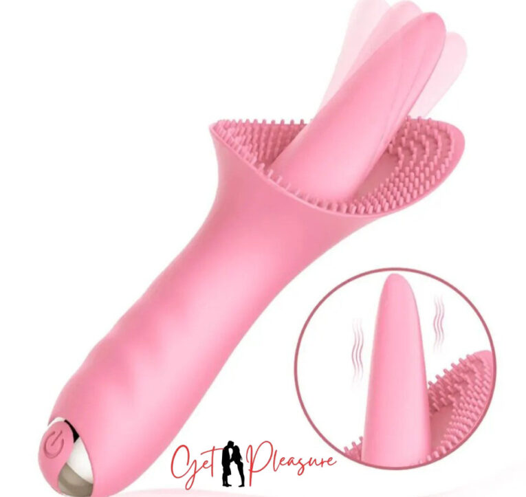 Nipple Sucking Licking Vibrator pink Sex Toys for women