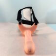 Hollow Strap On Harness Dildo For Men Beige