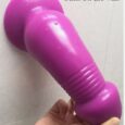 7.9 Inches Huge Mushroom Shape Anal Buttplug Dildo Purple