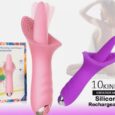 10 Frequency Auto Licking Vibrator Realistic Silicone Tongue Clitoris Vagina G Spot Anal Adult Sex Toy India
