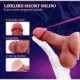 5.9 inches Mini Size Beginners Realistic Liquid silicone Anal Dildo