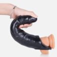 12 Inches Huge Black New Soft Realistic Sleeve Extender Sheath for Men