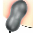 Beginners SM training alternative toys adult products inflatable anal plug Black