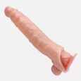 12 Inches Big Reusable Penis Sleeve Extender Realistic Textured For Men
