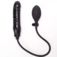 Black Realistic Huge Inflatable Anal Dildo Pump Penis Sex Toy