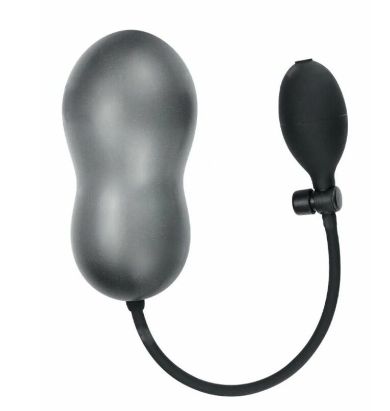Black Mini Inflatable Anal Buttplug India
