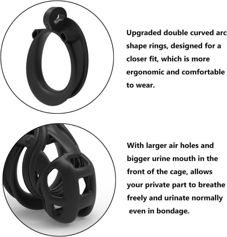 Black Small Male Chastity Device India