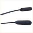 Black Silicone Urethral Sound Penis Plug Vibrator For Men
