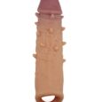 6.5 Inches Realistic Textured Spike cock sleeve For Men