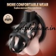 Black Sevanda Ergo Male Chastity Cage New Style